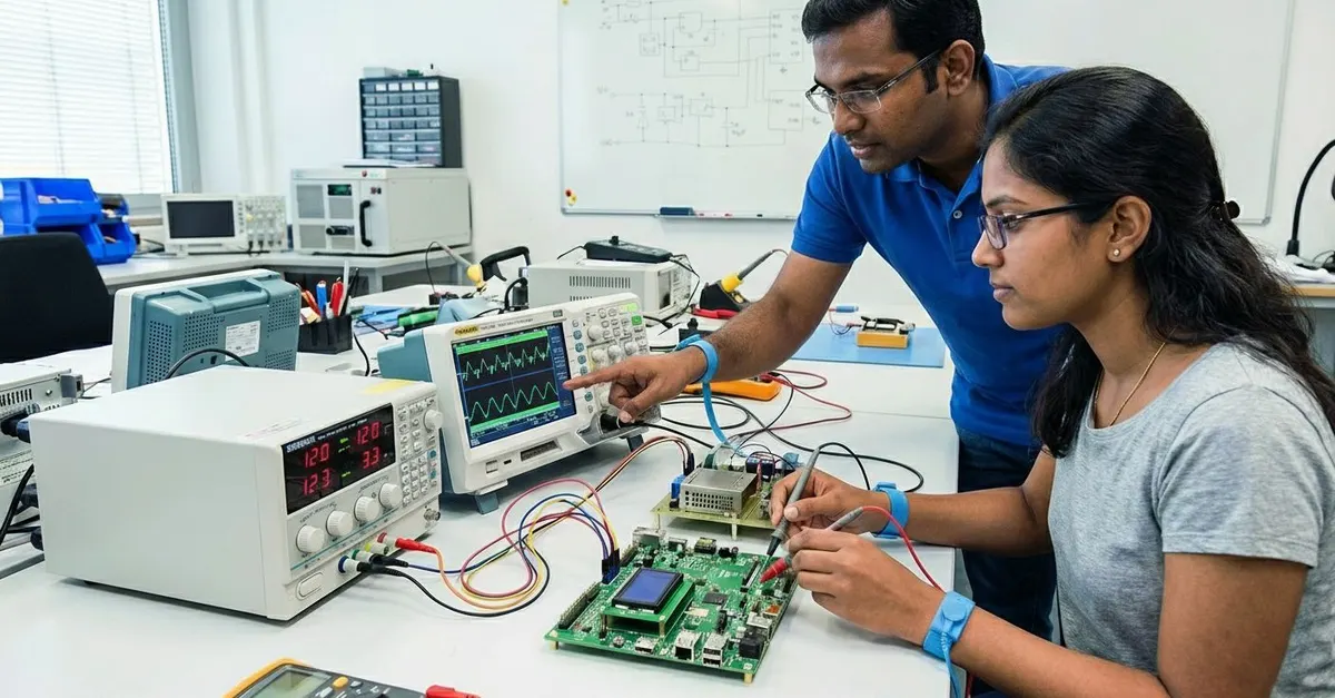 Embedded hardware testing setup